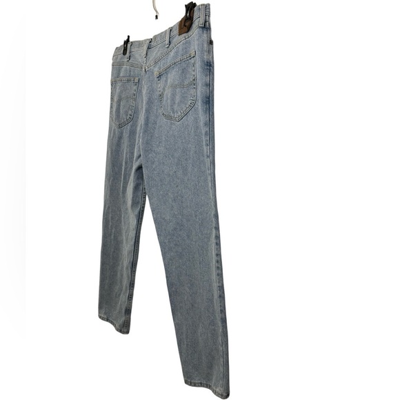 Lee Relaxed Fit Straight Light Blue Jeans Size 40x30 - Picture 8 of 17
